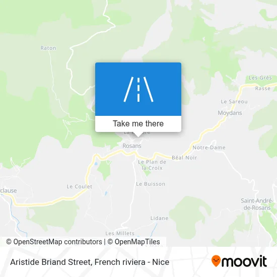 Rue Aristide Briand map