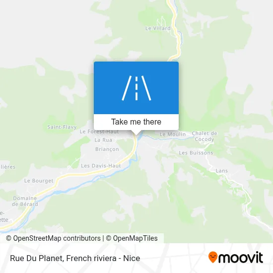 Rue Du Planet map