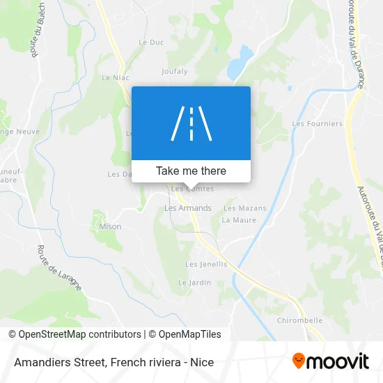 Rue Des Amandiers map