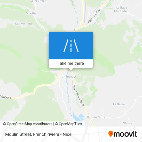 Mapa Rue Du Moulin