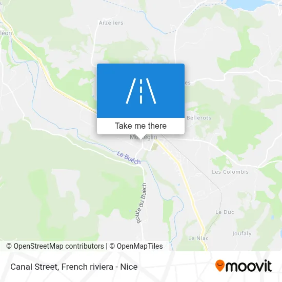 Mapa Rue Du Canal