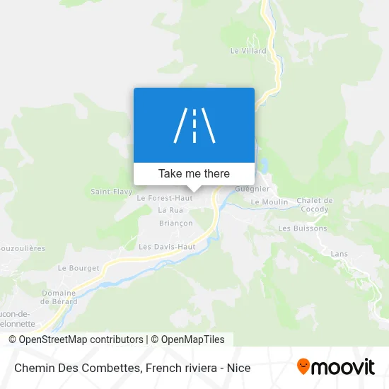 Chemin Des Combettes map