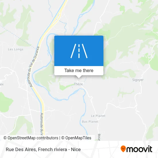 Rue Des Aires map