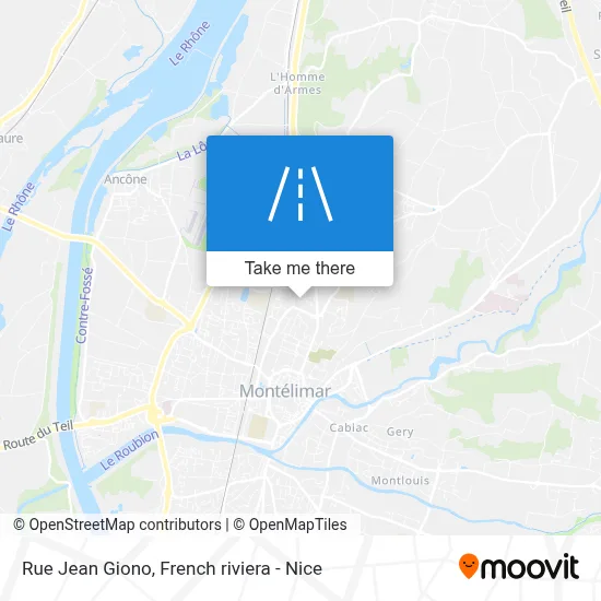 Rue Jean Giono map