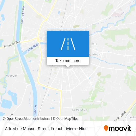 Rue Alfred De Musset map