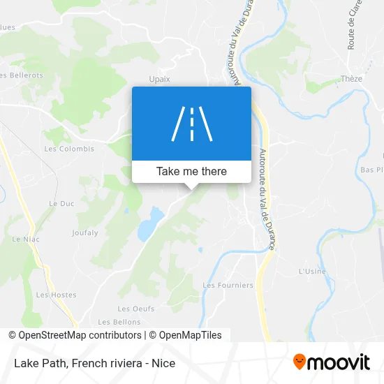 Chemin Du Lac map