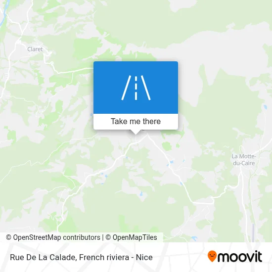 Mapa Rue De La Calade
