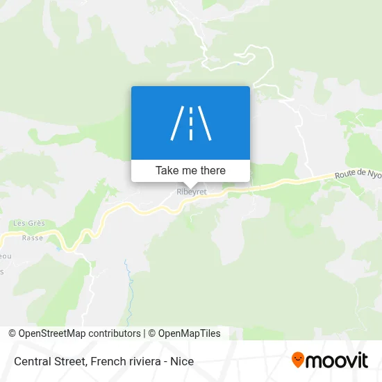 Mapa Rue Centrale
