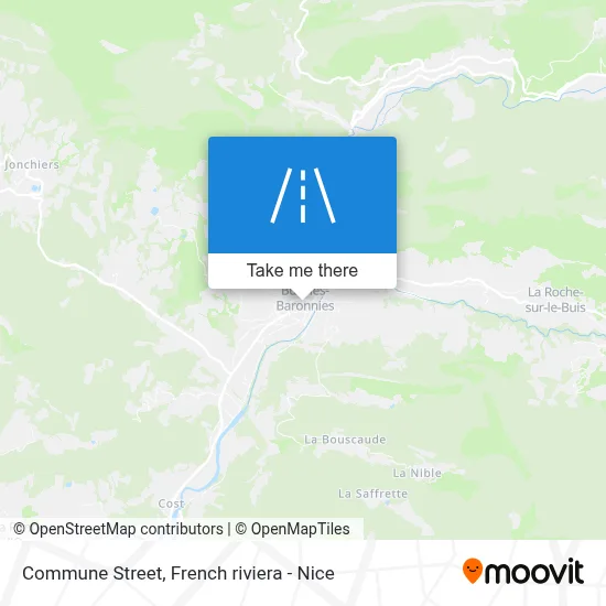 Mapa Rue De La Commune