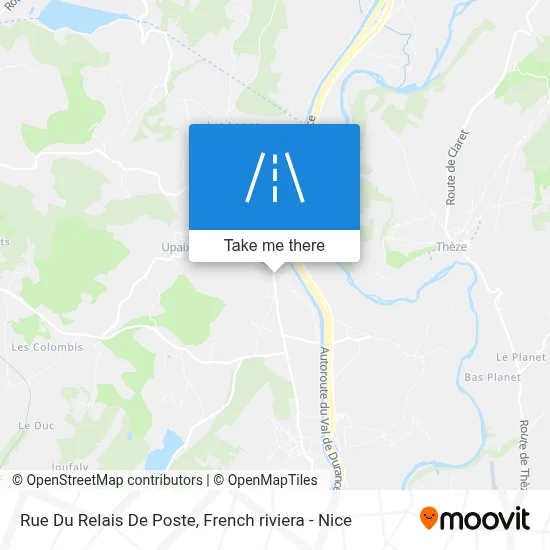 Rue Du Relais De Poste map