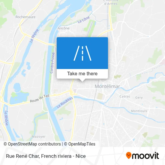 Rue René Char map