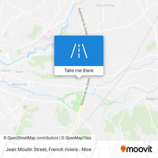 Mapa Rue Jean Moulin