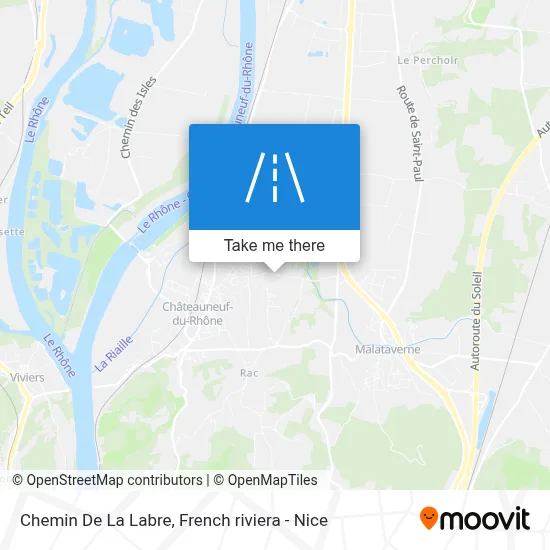 Chemin De La Labre map