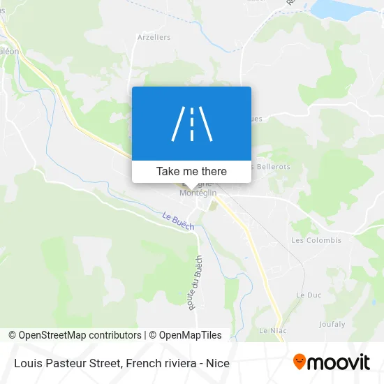 Rue Louis Pasteur map