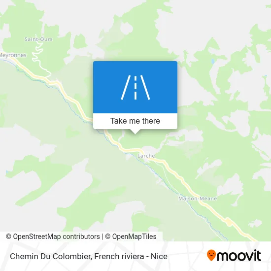 Chemin Du Colombier map