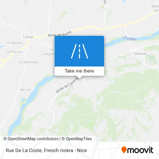 Mapa Rue De La Coste