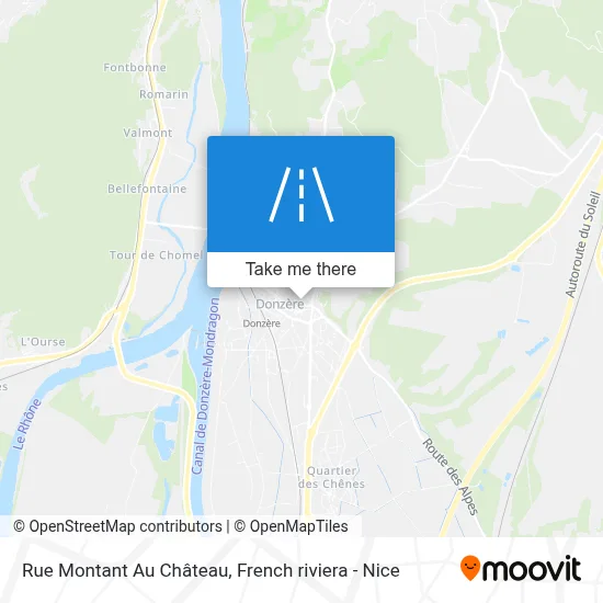 Rue Montant Au Château map