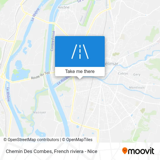 Chemin Des Combes map