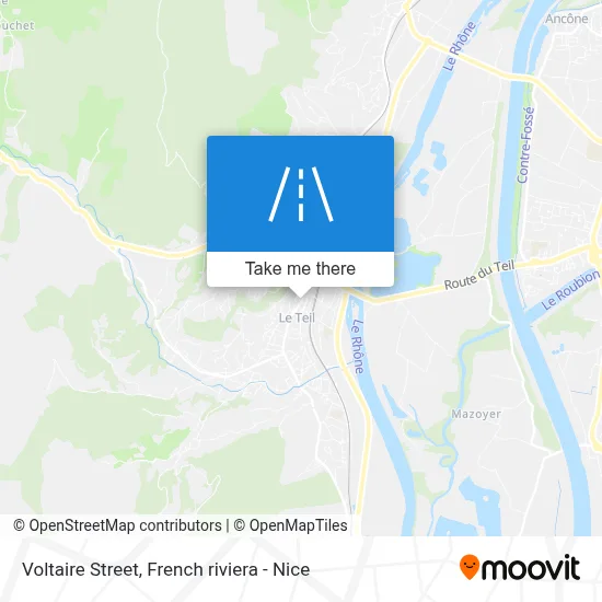 Rue Voltaire map