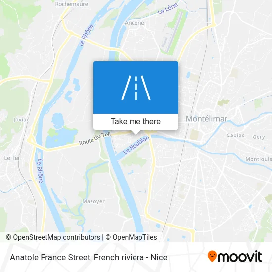 Rue Anatole France map