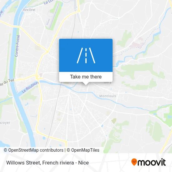 Mapa Rue Des Saules