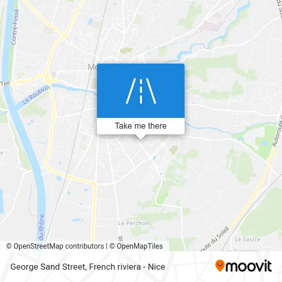 Mapa Rue George Sand