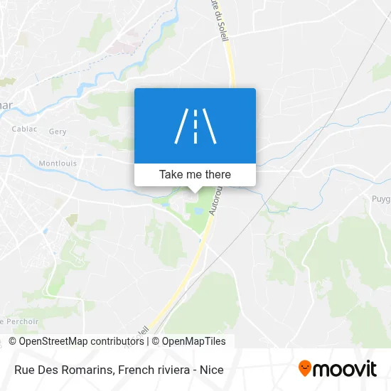 Rue Des Romarins map