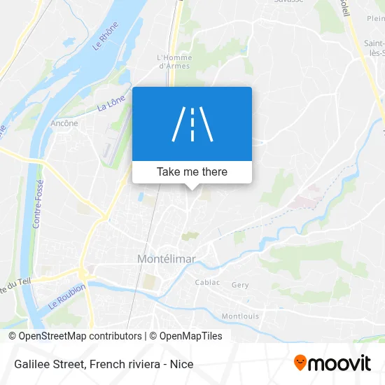 Rue Galilée map