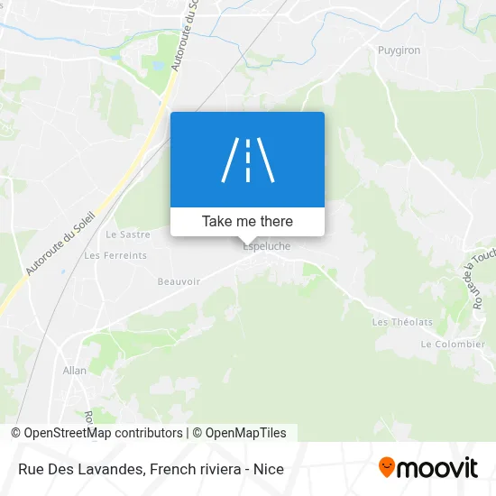 Rue Des Lavandes map