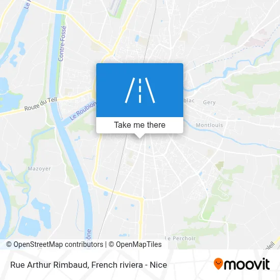 Mapa Rue Arthur Rimbaud