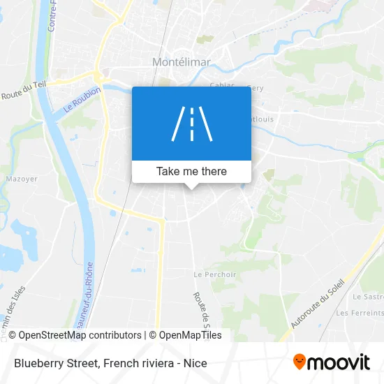 Rue Des Bleuets map