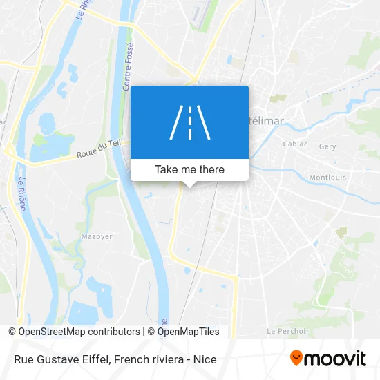 Rue Gustave Eiffel map