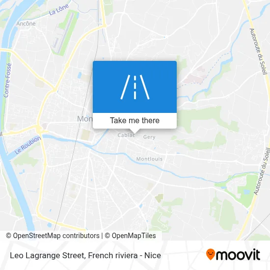 Rue Léo Lagrange map