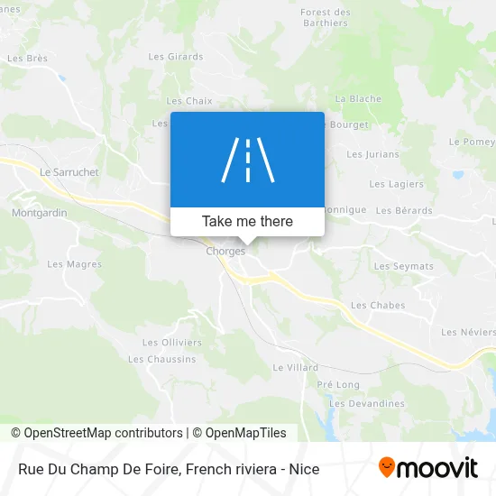 Rue Du Champ De Foire map