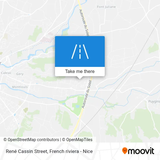 Rue René Cassin map