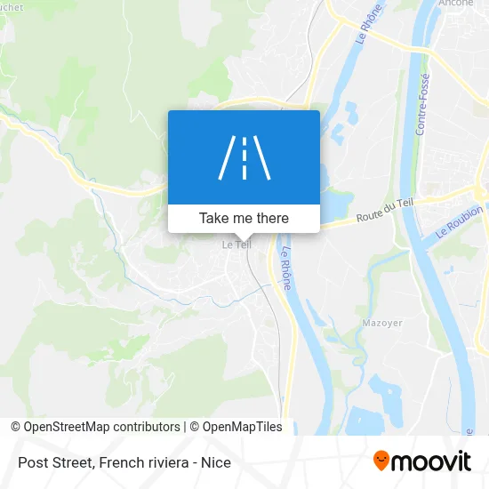 Rue De La Poste map