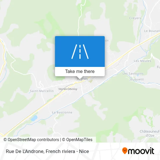 Rue De L'Androne map