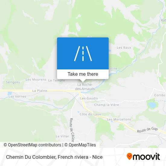 Chemin Du Colombier map