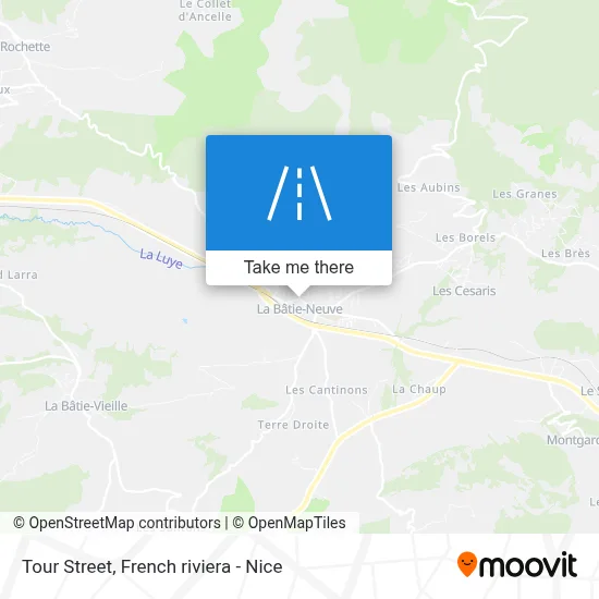 Rue De La Tour map