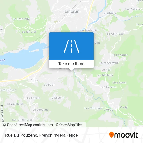Rue Du Pouzenc map