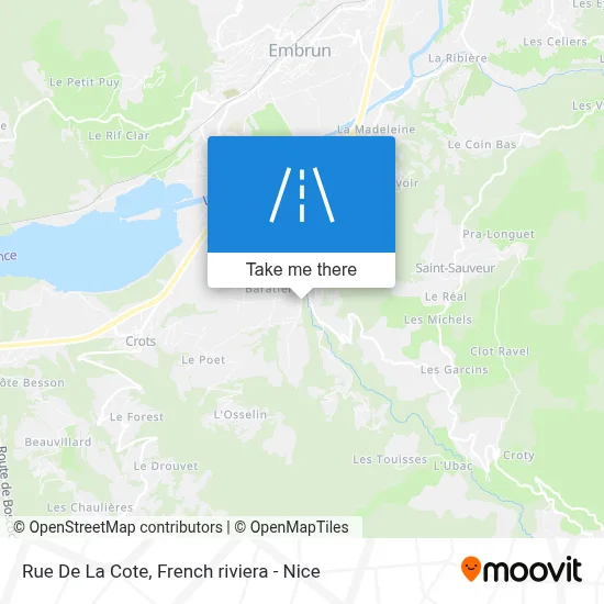 Rue De La Côte map