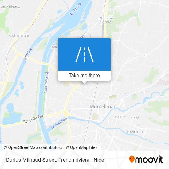 Rue Darius Milhaud map