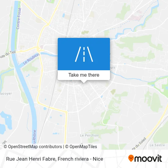 Rue Jean Henri Fabre map