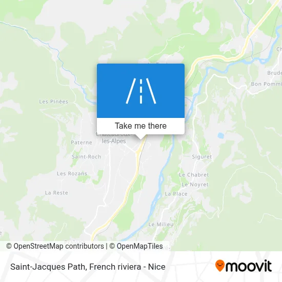 Chemin De Saint-Jacques map