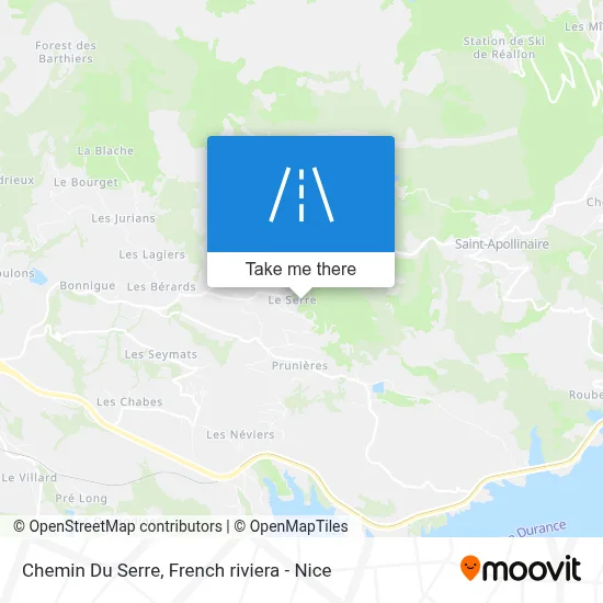 Chemin Du Serre map