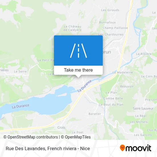 Rue Des Lavandes map