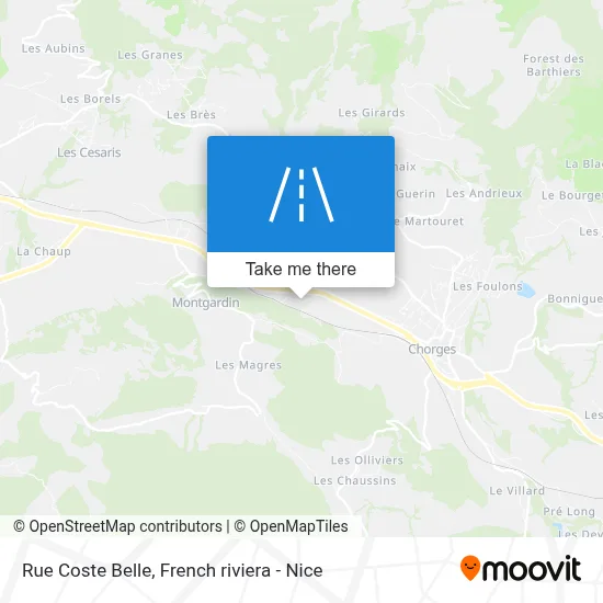 Rue Coste Belle map