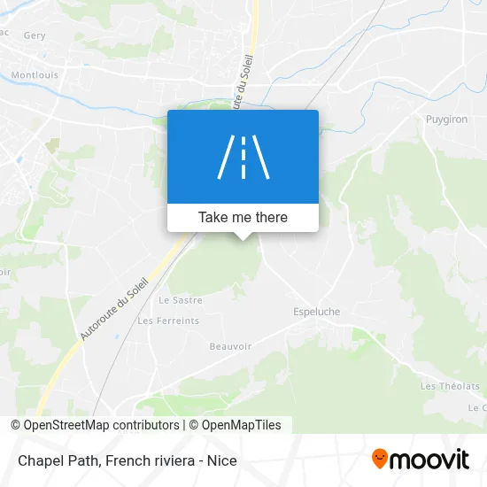Chemin De La Chapelle map