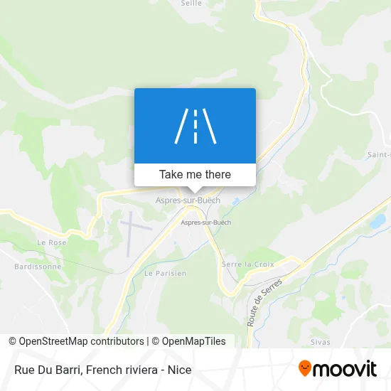 Mapa Rue Du Barri