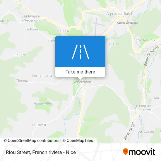 Rue Du Riou map